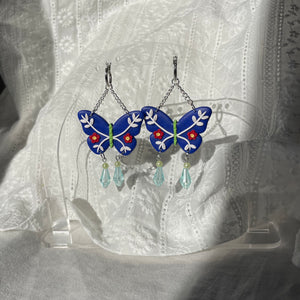 Butterfly Babies with Dangled Beads